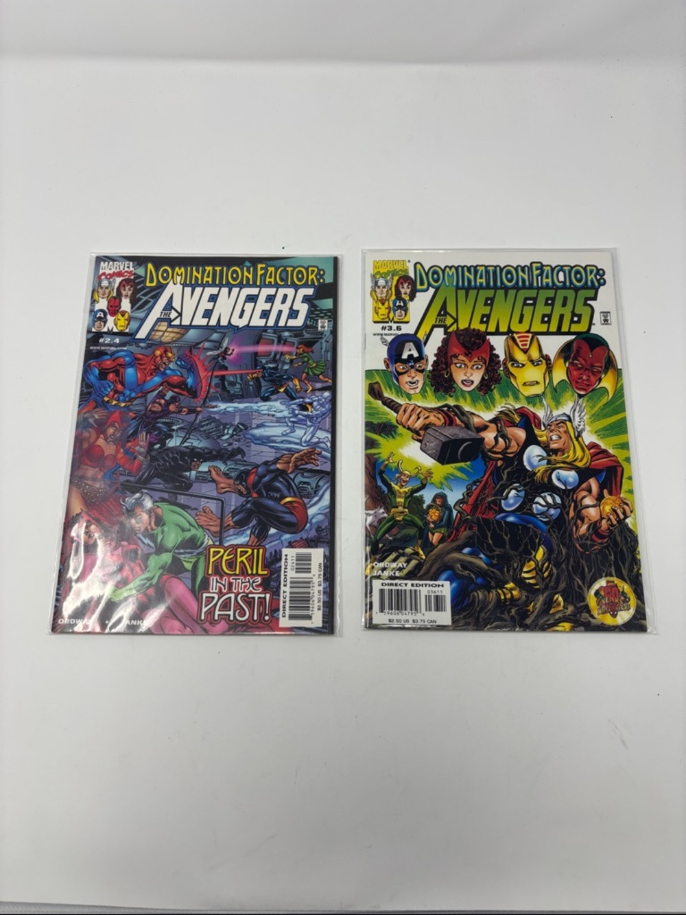 Marvel Avengers Comics — Bright Multi-Color Covers (Red, Blue, Green, Yellow) 2